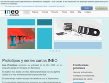 Tablet Screenshot of ineo.es